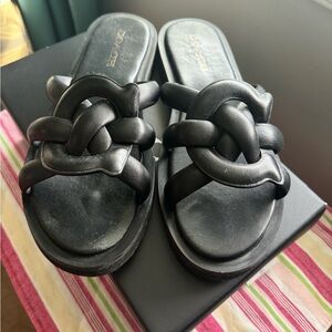 Coach Georgie Leather Sandal